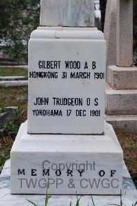 Hong Kong Cemetery - Trudgeon, John